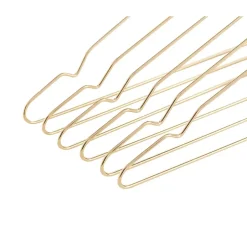 20 Metalen Kleerhangers, Ultra-dunne en Ruimtebesparende Kledinghangers, Goud