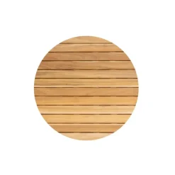 4 Seasons Verdi ronde salontafel teak 73 cm. - Latte