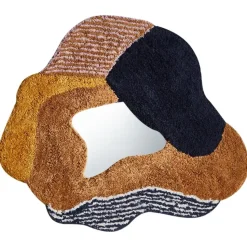 ABASZA - Wandspiegel - Meerkleurig - Katoen