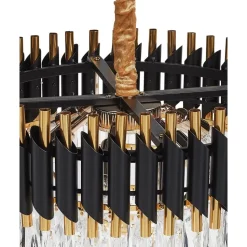 ABELLAS - Kroonluchter - Goud/Zwart - Metaal