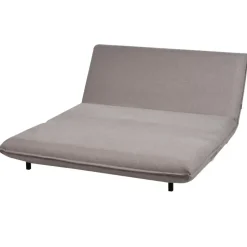 ABISKO - Slaapbank 2-zits - Donkergrijs - Kunstlinnen