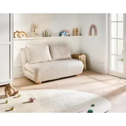 ABISKO - Slaapbank 2-zits - Gebroken wit - Corduroy