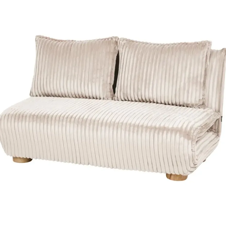 ABISKO - Slaapbank 2-zits - Gebroken wit - Corduroy