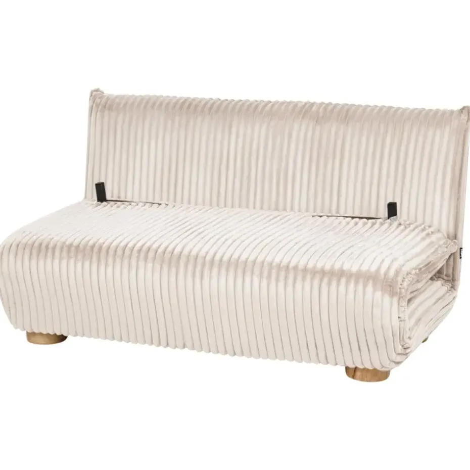 ABISKO - Slaapbank 2-zits - Gebroken wit - Corduroy