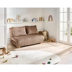 ABISKO - Slaapbank 2-zits - Lichtbruin - Corduroy