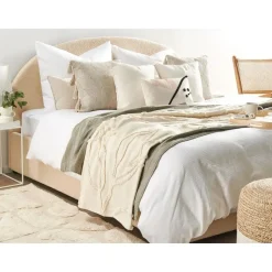 ACACIA - Plaid - Beige - 130 x 160 cm - Katoen