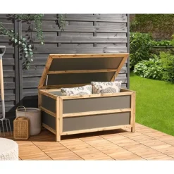 ACATE - Kussenbox - Grijs - 330 L - Beton