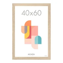 ACAZA Fotokader - Fotolijst - 40x60 cm - MDF hout - Lichte Eik kleur