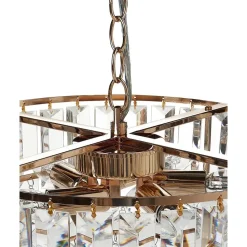 ACHEIRO - Kroonluchter - Goud - ⌀ 49 cm - Kristal