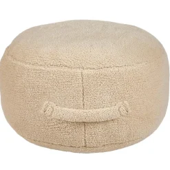 ADLANA - Poef - Beige - Stof