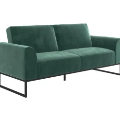 Adley - 2-zits slaapbank in groen fluweel