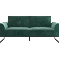 Adley - 2-zits slaapbank in groen fluweel