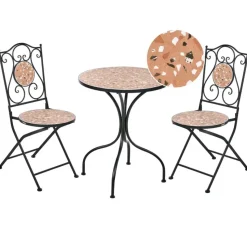 ADRANO - Bistroset - Zwart - IJzer