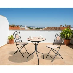 ADRANO - Bistroset - Zwart - IJzer