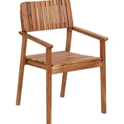 AGELLO- Tuinstoel set van 2 - Lichthout - Acaciahout