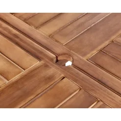 AGELLO/TOLVE - Tuinset voor 6 - Lichthout - Acaciahout