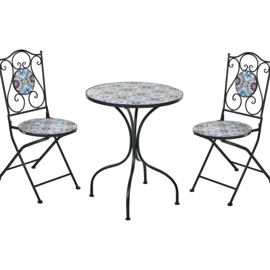 AGGIUS - Bistroset - Zwart - IJzer