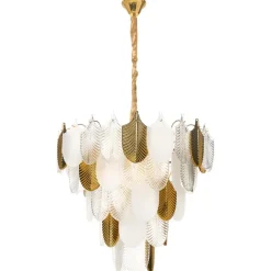 AGUIRRE - Kroonluchter - Messing/Transparant - Glas