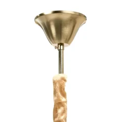 AGUIRRE - Kroonluchter - Messing/Transparant - Glas