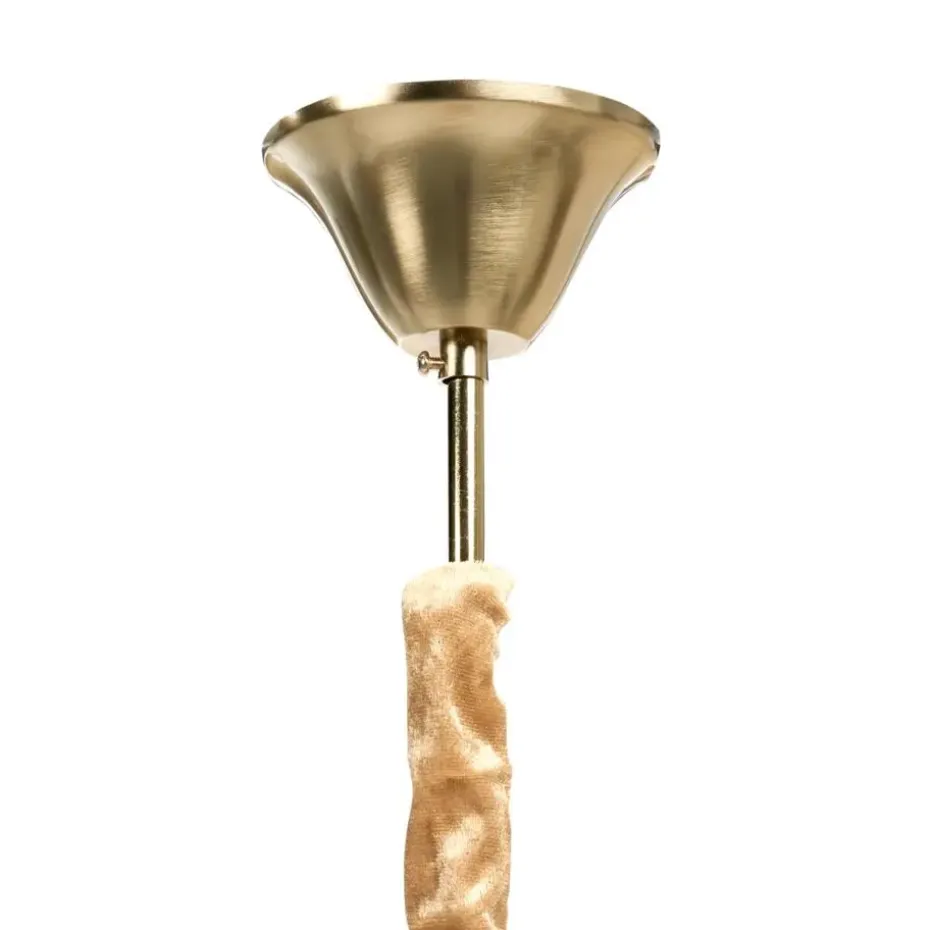 AGUIRRE - Kroonluchter - Messing/Transparant - Glas