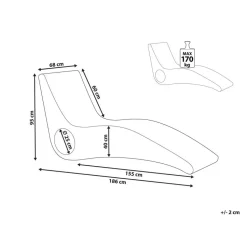 AIROLE - Ligstoel - Lichthout - Rotan