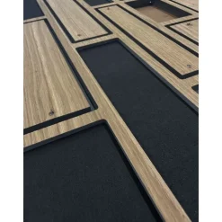 Akoestisch wandpaneel PET-vilt - 100x100 cm - Zwart