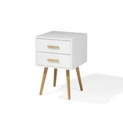 ALABAMA - Nachtkastje - Wit - MDF