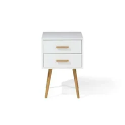 ALABAMA - Nachtkastje - Wit - MDF