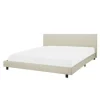 ALBI - Tweepersoonsbed - Beige - 180 x 200 cm - Polyester