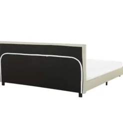 ALBI - Tweepersoonsbed - Beige - 180 x 200 cm - Polyester