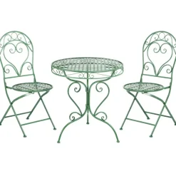 ALBINIA - Bistroset voor 2 - Groen - Metaal