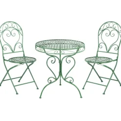 ALBINIA - Bistroset voor 2 - Groen - Metaal