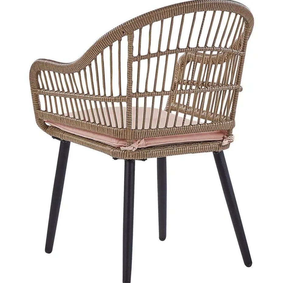 ALIANO - Tuinset 6 personen - Natuurlijk - PE rotan