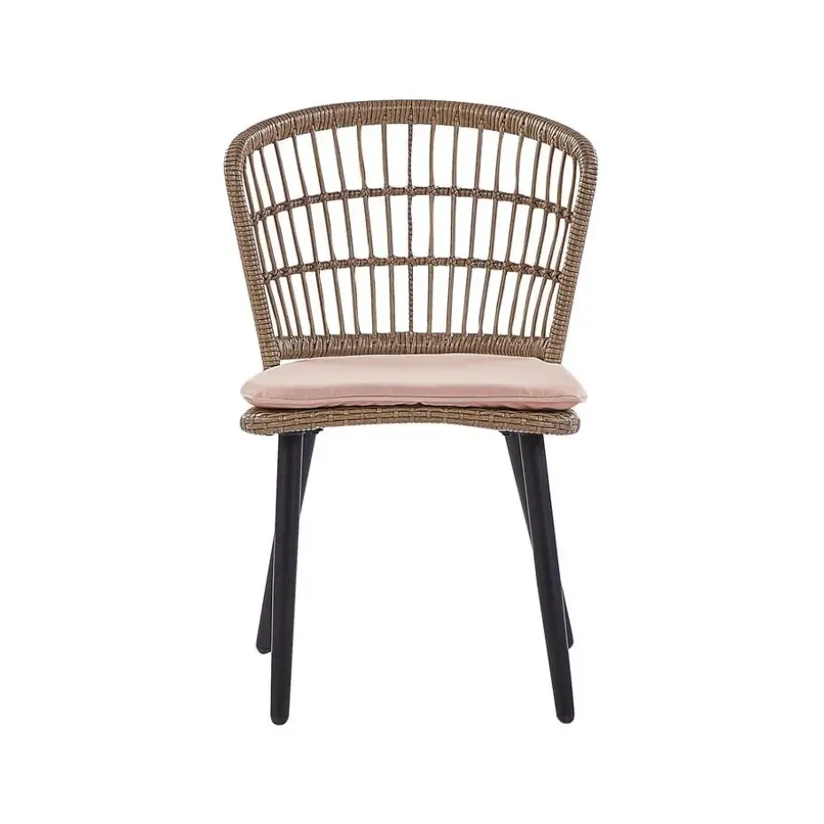 ALIANO - Tuinset 6 personen - Natuurlijk - PE rotan