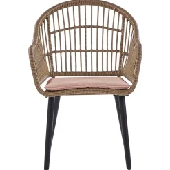 ALIANO - Tuinset 6 personen - Natuurlijk - PE rotan