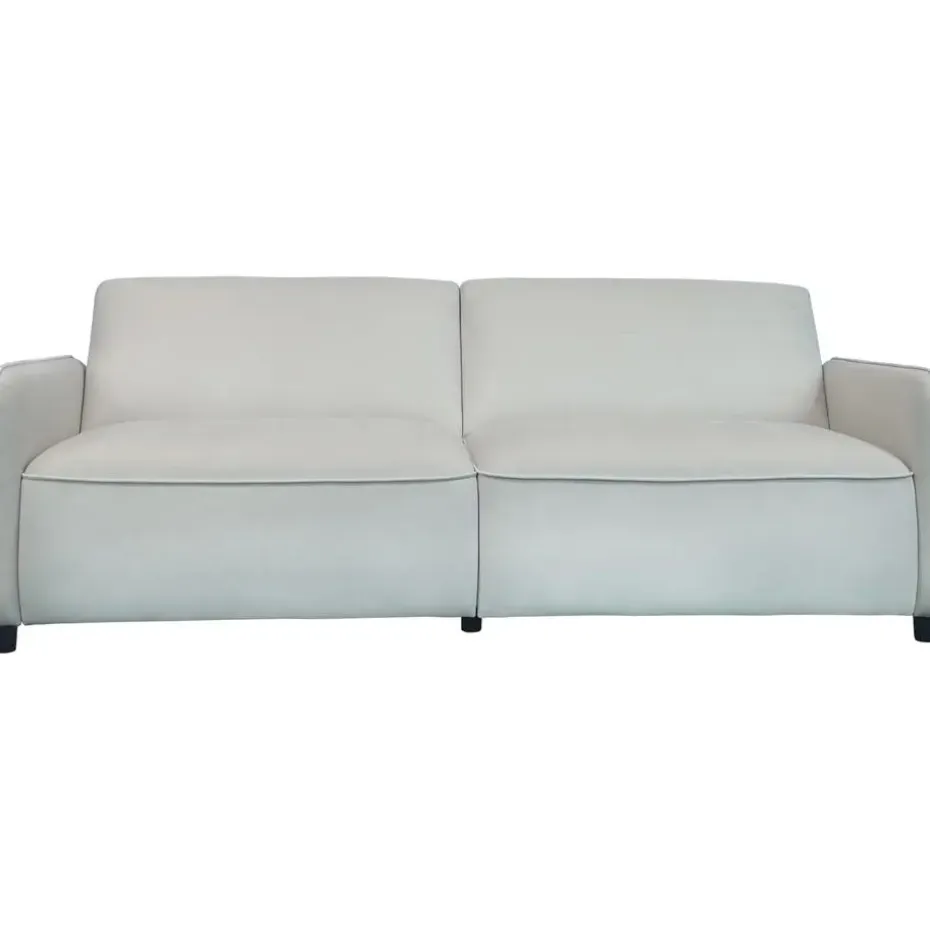 Alicia - Slaapbank 3-zits in crèmekleurige fluweel