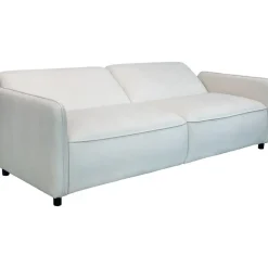 Alicia - Slaapbank 3-zits in crèmekleurige fluweel