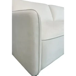 Alicia - Slaapbank 3-zits in crèmekleurige fluweel