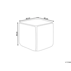 ALIPUR - Poef - Oranje - Polyester