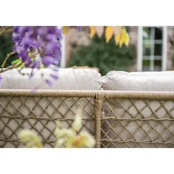 Allasio lounge-dining hoekset - 5-dlg. - c.black - desert sand - VW