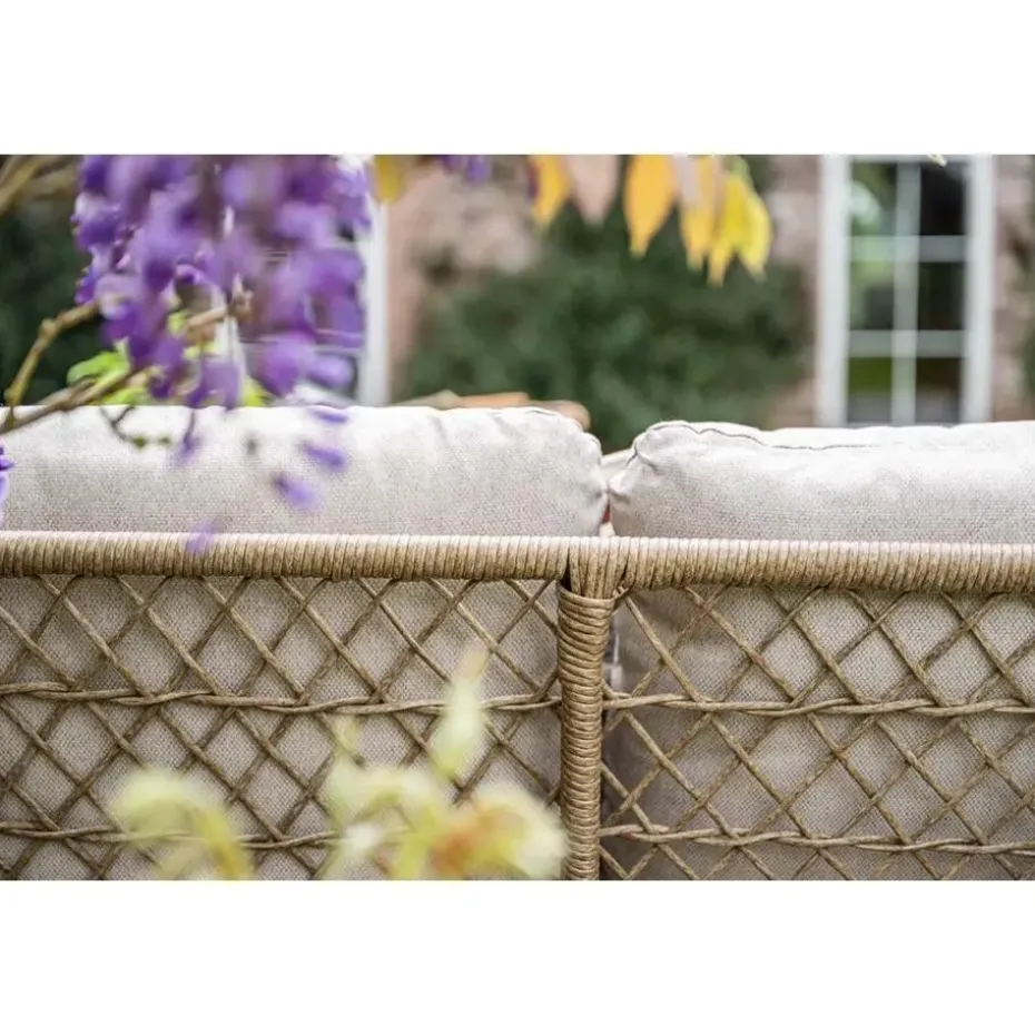 Allasio lounge-dining hoekset - 5-dlg. - c.black - desert sand - VW