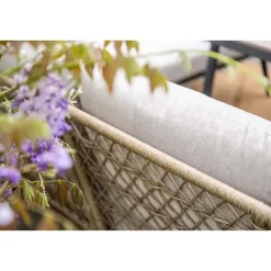 Allasio lounge-dining hoekset - 5-dlg. - c.black - desert sand - VW