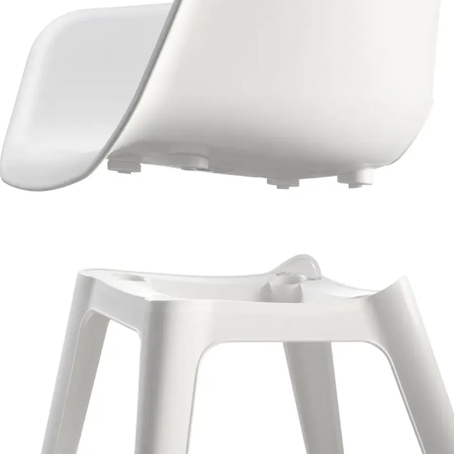 Allibert Tuinstoel Akola - wit (2 stuks)