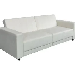 Allie II - Slaapbank 3-zits in crèmekleurige fluweel