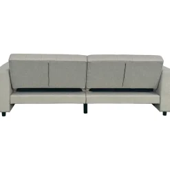 Allie II - Slaapbank 3-zits in cappuccinokleurige stof