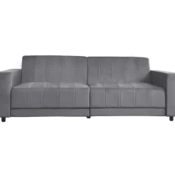 Allie II - Slaapbank 3-zits in antraciet fluweel