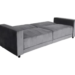 Allie II - Slaapbank 3-zits in antraciet fluweel