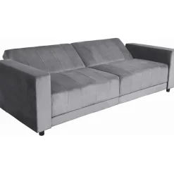 Allie II - Slaapbank 3-zits in antraciet fluweel