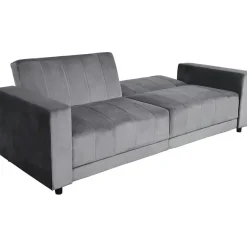 Allie II - Slaapbank 3-zits in antraciet fluweel