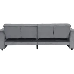 Allie II - Slaapbank 3-zits in antraciet fluweel